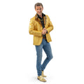 Gouden Colbert Met Tijgerprint Man