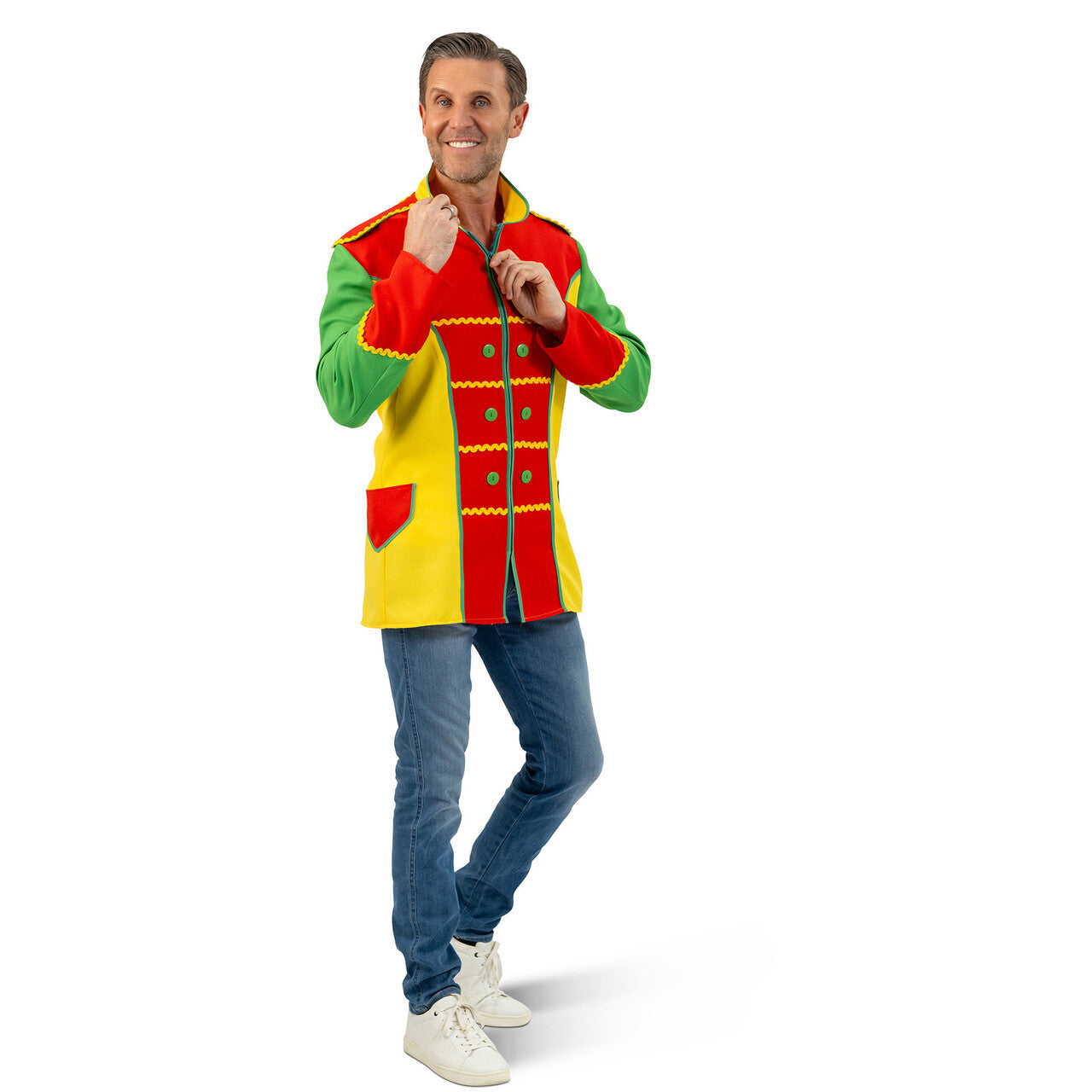 Op deze afbeelding zie je een Kostuums, van het merk Magic By Freddy's. Vasteloavend Raad Van Elf Jas Man