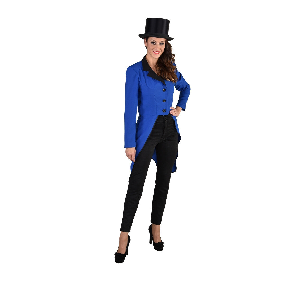 Op deze afbeelding zie je een Kostuums, van het merk Magic By Freddy's. Circus Slipjas Dressuur Ankie Blauw Vrouw