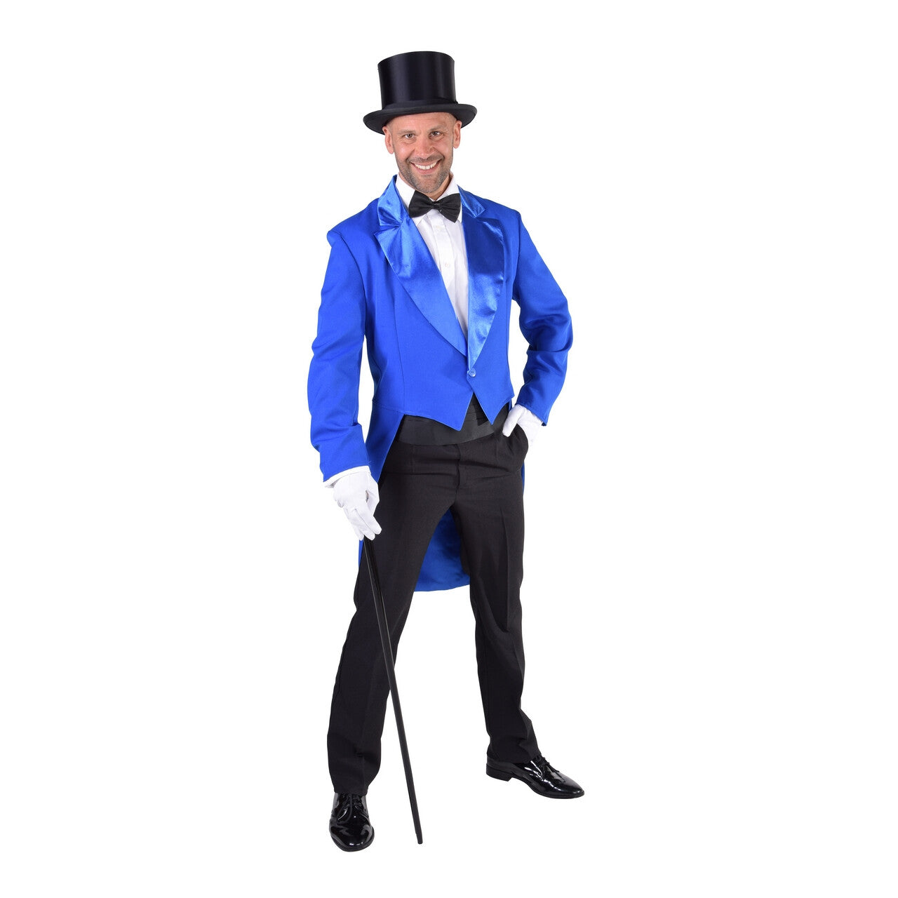 Op deze afbeelding zie je een Kostuums, van het merk Magic By Freddy's. Blauwe Slipjas Bing Crosby Man