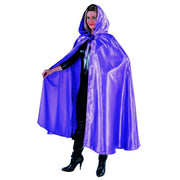 Op deze afbeelding zie je een Kostuums, van het merk Magic By Freddy's. Glanzend Paarse Cape Met Capuchon Vrouw