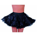 Rockabilly Petticoat Schwarz Damen