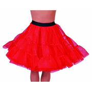 Op deze afbeelding zie je een Kostuums, van het merk Magic By Freddy's. Jaren 50 High School Petticoat Rood Vrouw