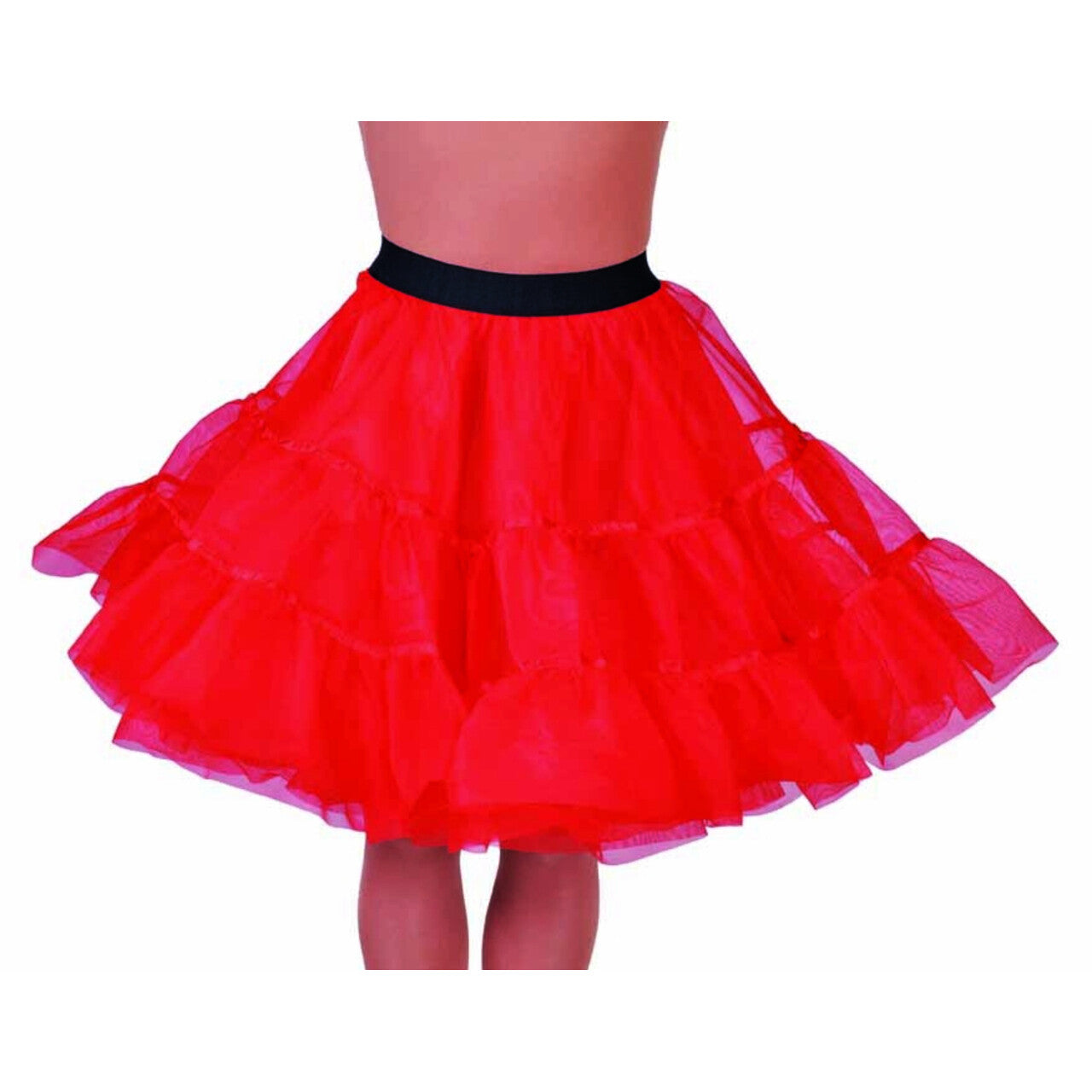 Op deze afbeelding zie je een Kostuums, van het merk Magic By Freddy's. Jaren 50 High School Petticoat Rood Vrouw