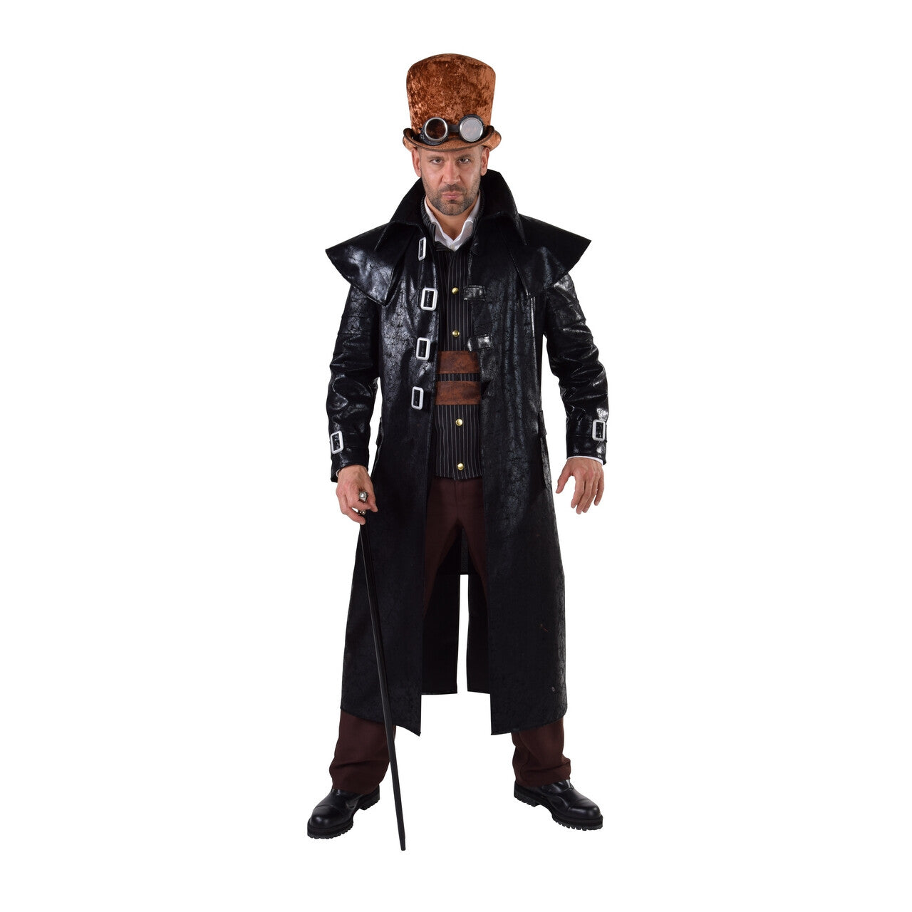 Op deze afbeelding zie je een Kostuums, van het merk Magic By Freddy's. Stoere Mantel Brede Schouders Kostuum