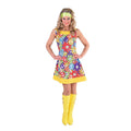 Hippie Vol Smileys Vrouw Kostuum