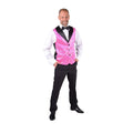 Roze Show Vest Pailletten Man