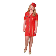 Op deze afbeelding zie je een Kostuums, van het merk Magic By Freddy's. Goede Service Stewardess Lijnvliegtuig Meisje Kostuum
