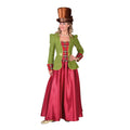 19e Eeuws Victoriaans Dickens Vrouw Kostuum