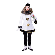 Op deze afbeelding zie je een Kostuums, van het merk Magic By Freddy's. Treurige Pierrot Klassiek Vrouw Kostuum