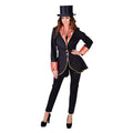 Fancy Feule Brokaatjacke Schwarz Damen