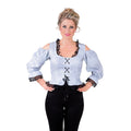 Blouse Bustier Fête De La Bière Pirate Grise
