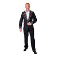 Veste Disco Noire Multi Fluo