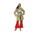 Frosch-Bunter Hippie-Batikmantel Damen