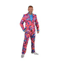 Roze Funky Cirkels Aquarel Man Kostuum