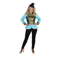 Parmantige Uniform Jas Turquoise Vrouw