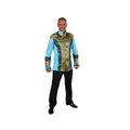 Unieke Uniform Jas Turquoise Man