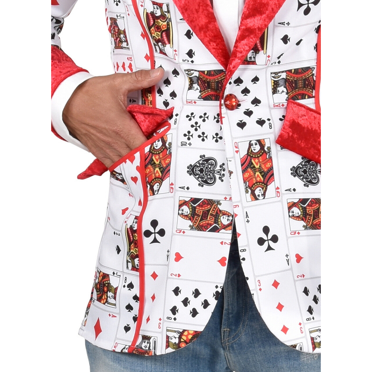 Op deze afbeelding zie je een Kostuums, van het merk Magic By Freddy's. Black Jack Kaartenmeester Colbert Man