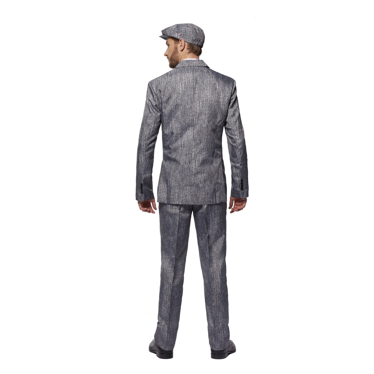 Op deze afbeelding zie je een Kostuums, van het merk Suitmeister. Jaren 20 Gangster Strak In Pak Grijs Man