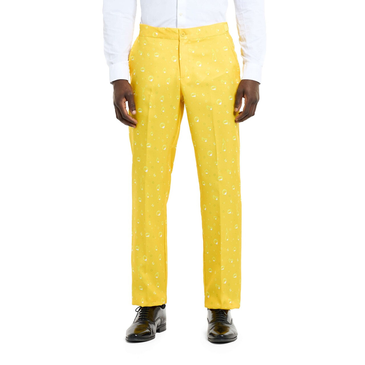 Op deze afbeelding zie je een Kostuums, van het merk Suitmeister. Premium Beer Yellow Man Kostuum