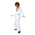 Disco Suit White Man Kostuum