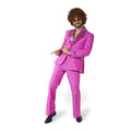 Pinker Disco Tanzflächenheld Herrenkostüm