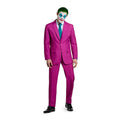 Élégant Joker Rouge Rubis Costume