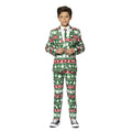 Symboles De Noël Verts étoiles Boules Sapins Costume