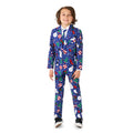 Bonhomme De Neige De Noël Garçon Bleu Costume