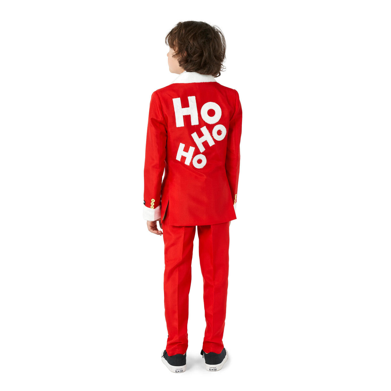 Op deze afbeelding zie je een Kostuums, van het merk Suitmeister. Boys Ho Ho Ho Kerstman Jongen Kostuum