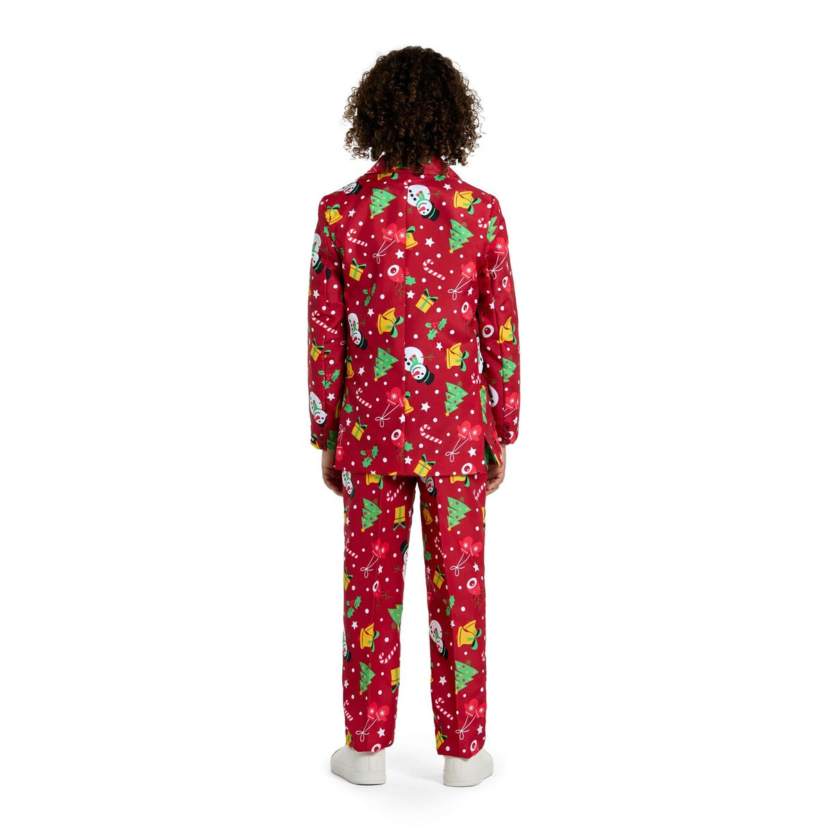Op deze afbeelding zie je een Kostuums, van het merk Suitmeister. Boys Christmas Red Icons - Light Up Jongen Kostuum