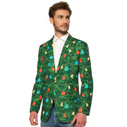 Op deze afbeelding zie je een Kostuums, van het merk Suitmeister. Christmas Green Tree - Light Up Man