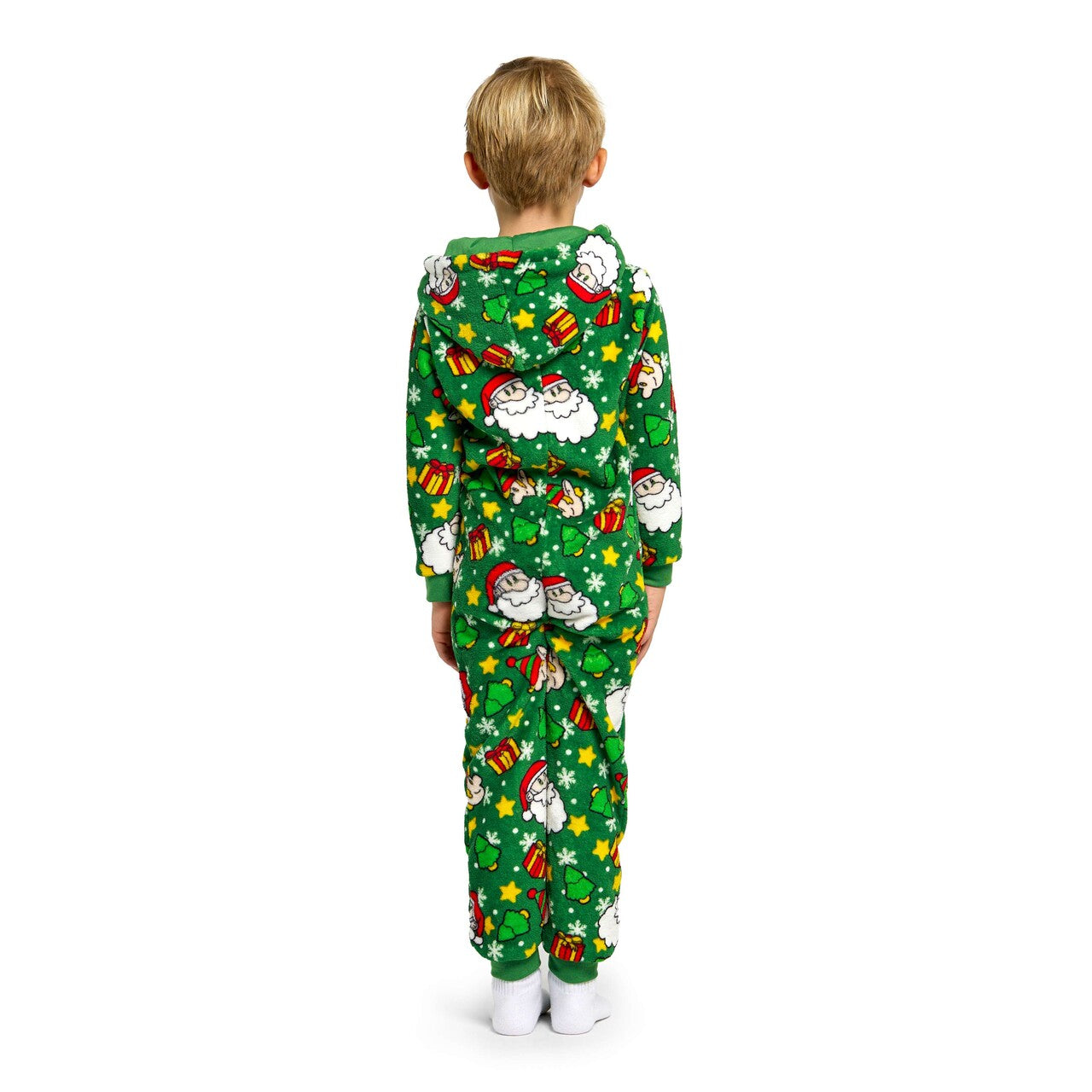 Op deze afbeelding zie je een Kostuums, van het merk Suitmeister. Boys Santa Elves Green Jongen Kostuum