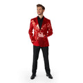 Maitre Du Quiz Sequins Rouges Pailletés