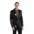 Sequins Black Quizmaster Blazer Man