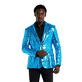 Blazer à Paillettes Bleu
