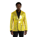 Blazer Jaune à Paillettes