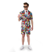 Op deze afbeelding zie je een Kostuums, van het merk Suitmeister. Zomer Casino Icons The Gambler Suitmeister Short Man Kostuum