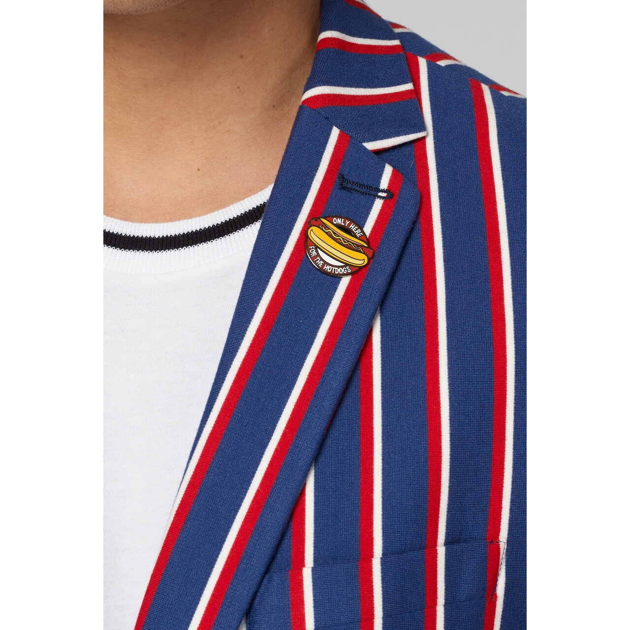 Op deze afbeelding zie je een Kostuums, van het merk Opposuits. Only Here For The Hotdogs Jas Man
