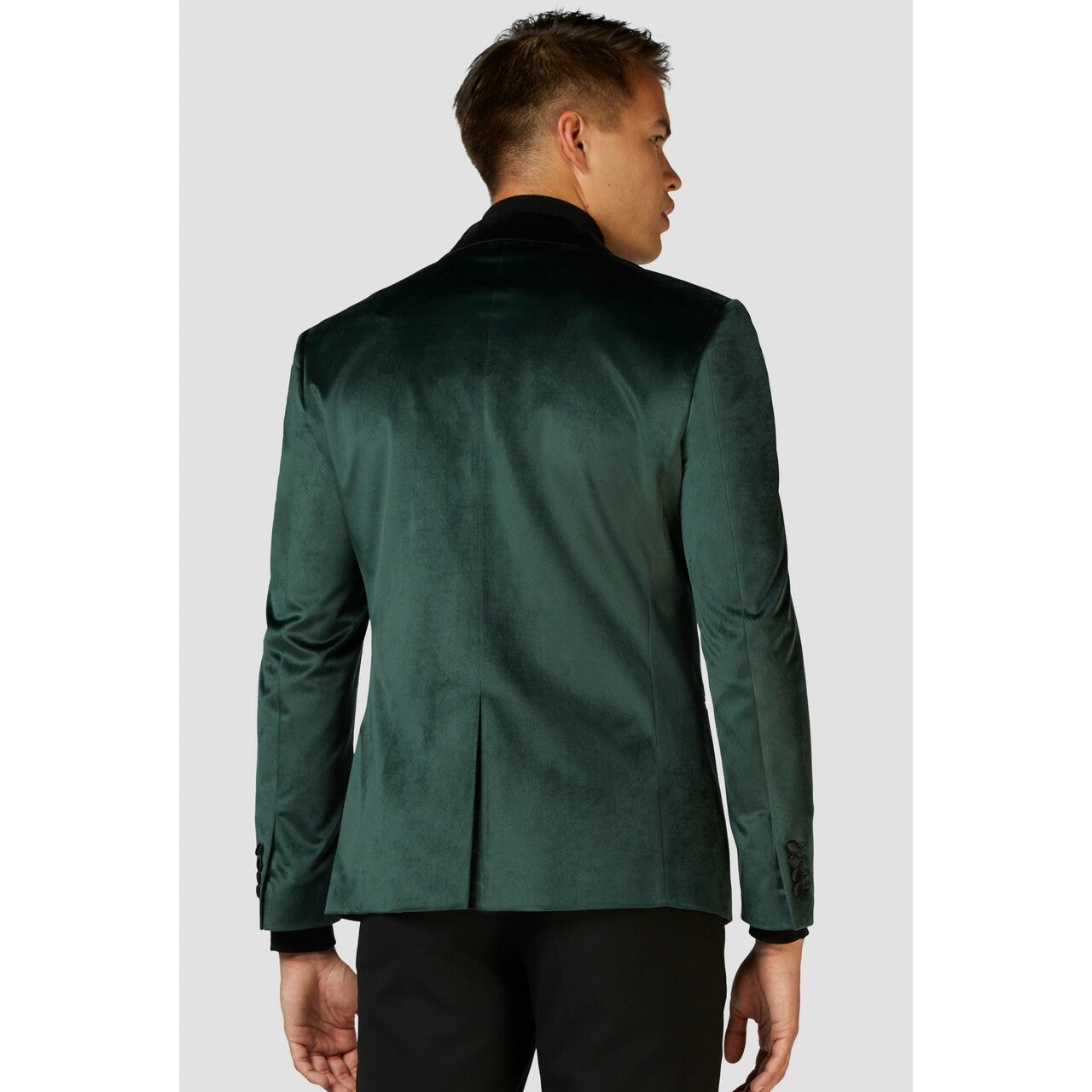 Op deze afbeelding zie je een Kostuums, van het merk Opposuits. Elegante Gala Jas Donkergroen Man