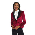 Womens Dinner Jacket - Burgundy Vrouw