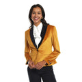 Damen Dinner Jacke Gold Kostüm