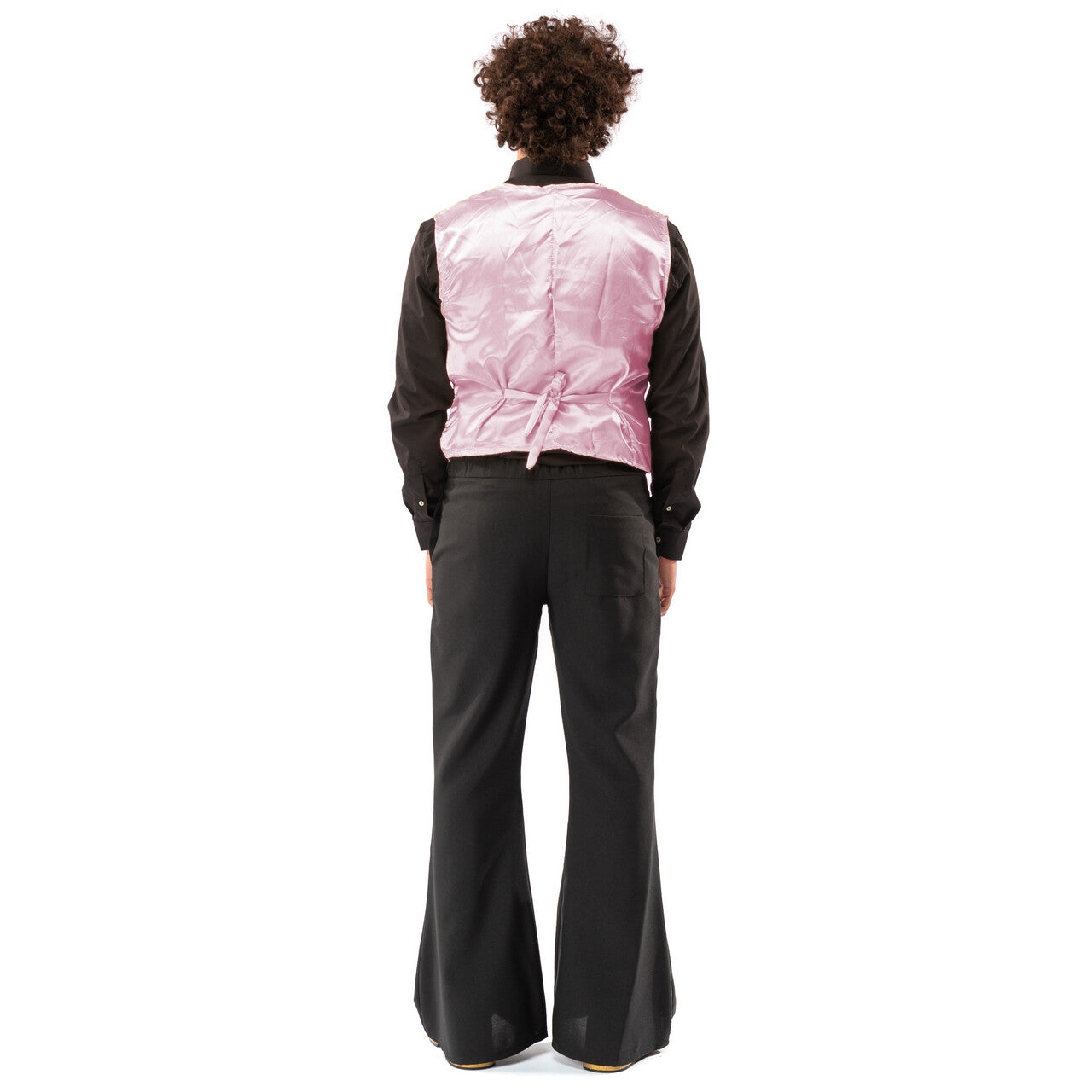 Op deze afbeelding zie je een Kostuums, van het merk Original Replicas. Paillettenvest Met Strik Pretty Pink Man