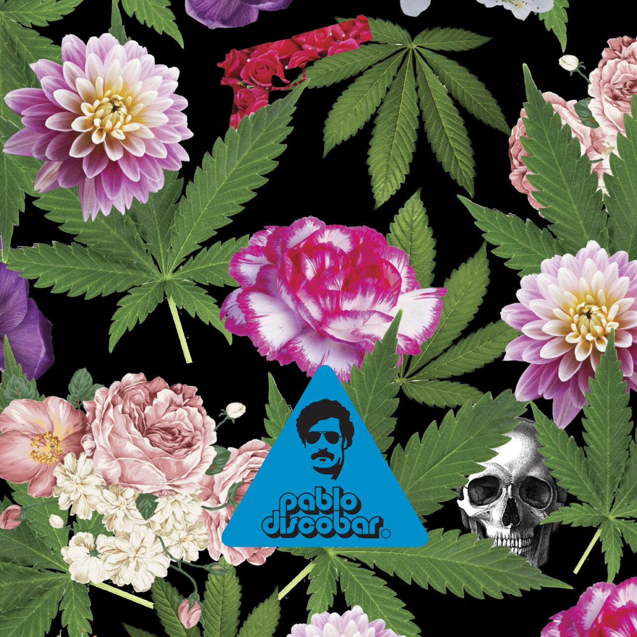 Op deze afbeelding zie je een Kostuums, van het merk Original Replicas. Pablo Discobar Festival Suit Marihuana Hawaii Kostuum