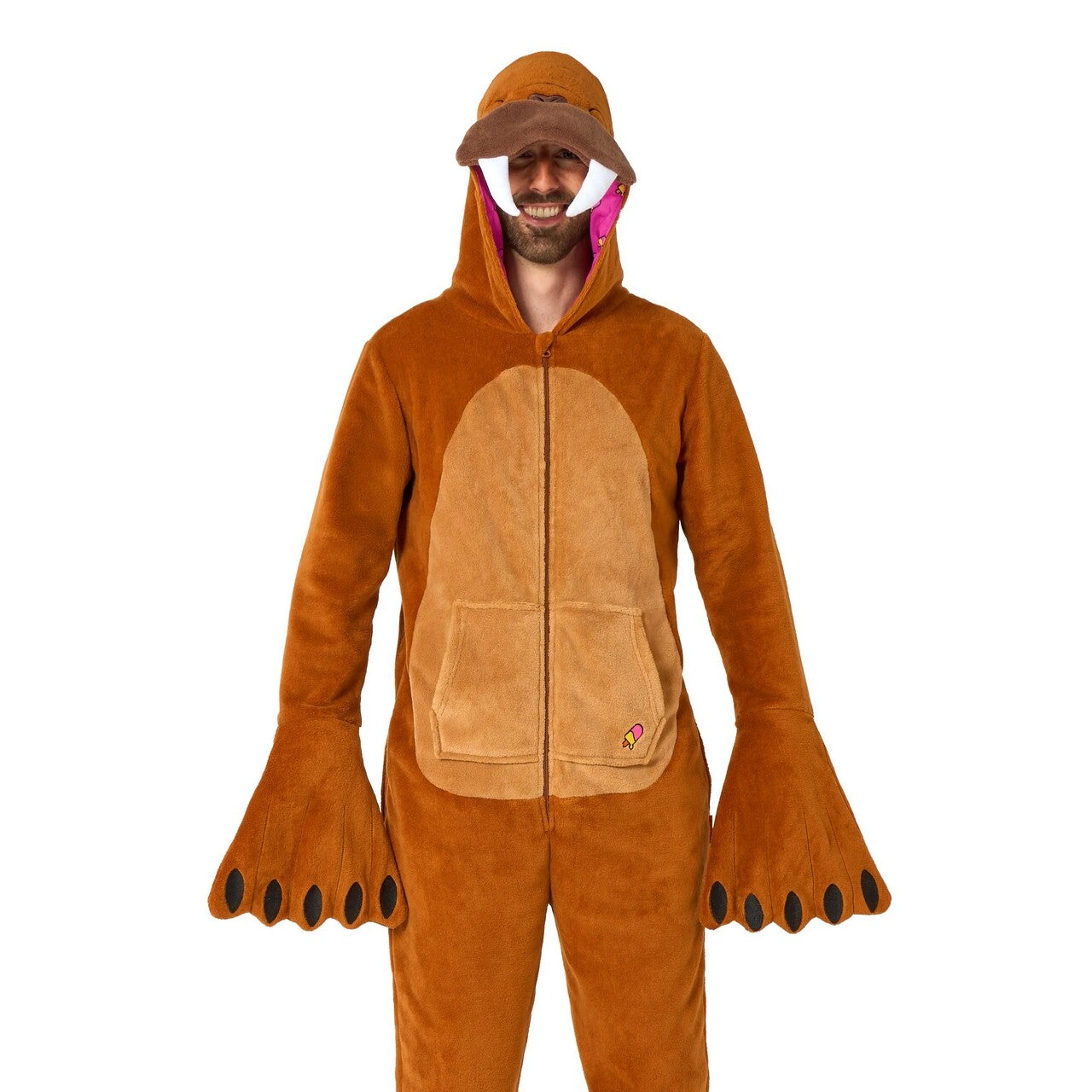 Op deze afbeelding zie je een Kostuums, van het merk Opposuits. Wally De Walrus Onesie Man Kostuum