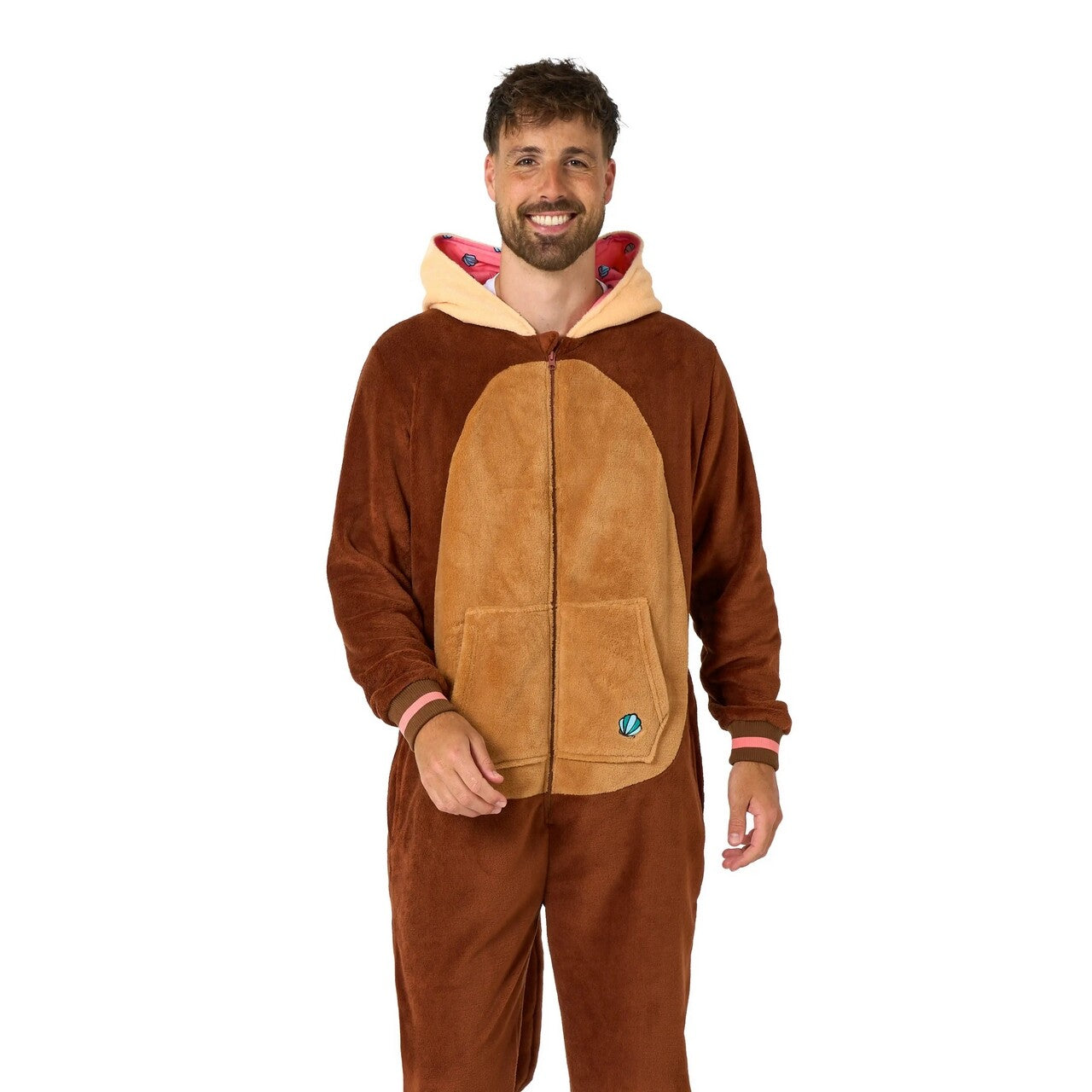 Op deze afbeelding zie je een Kostuums, van het merk Opposuits. Ottie De Otter Onesie Man Kostuum