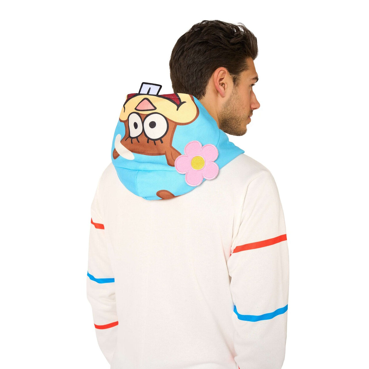 Op deze afbeelding zie je een Kostuums, van het merk Opposuits. Sandy Onesie - Spongebob Squarepants™ Man Kostuum