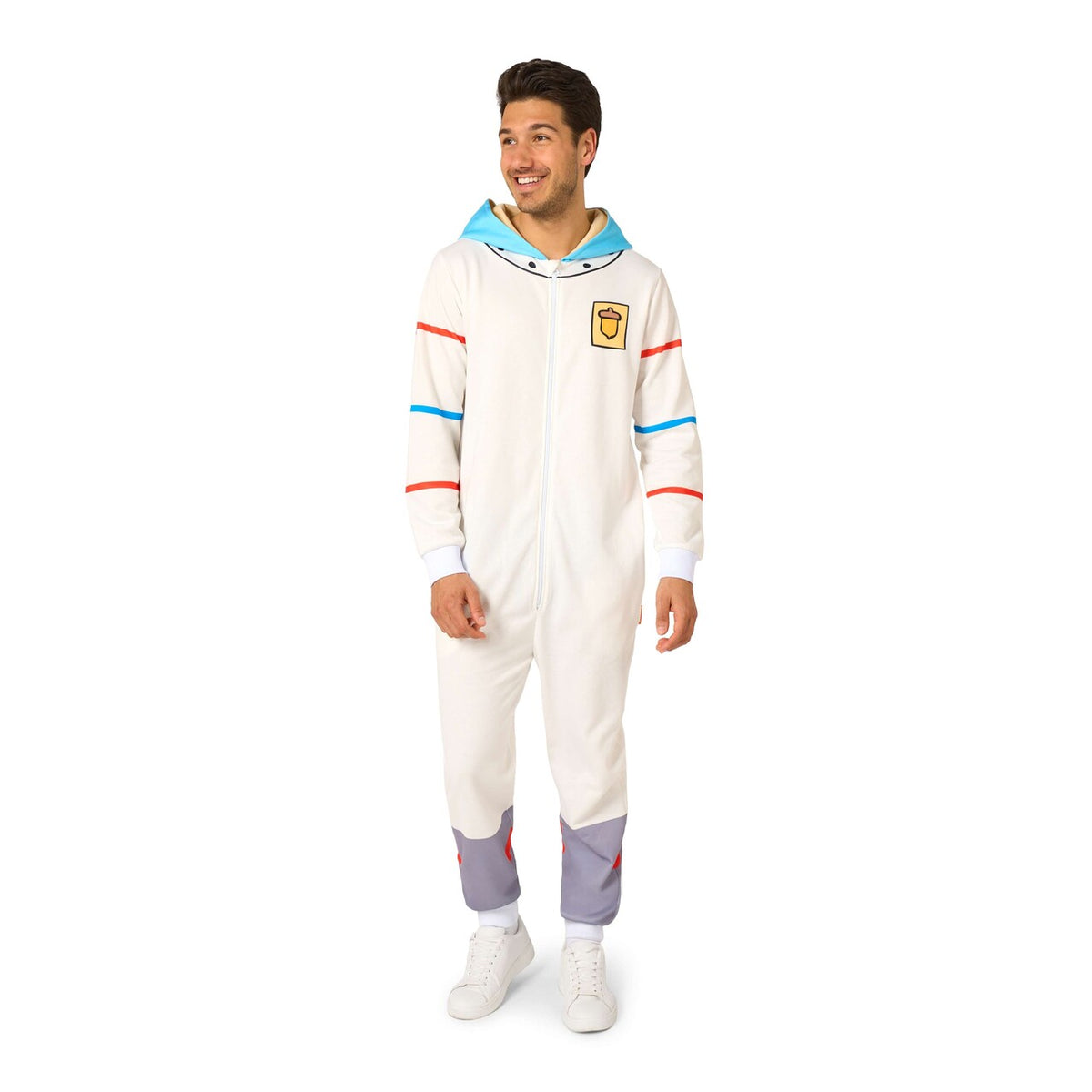 Op deze afbeelding zie je een Kostuums, van het merk Opposuits. Sandy Onesie - Spongebob Squarepants™ Man Kostuum