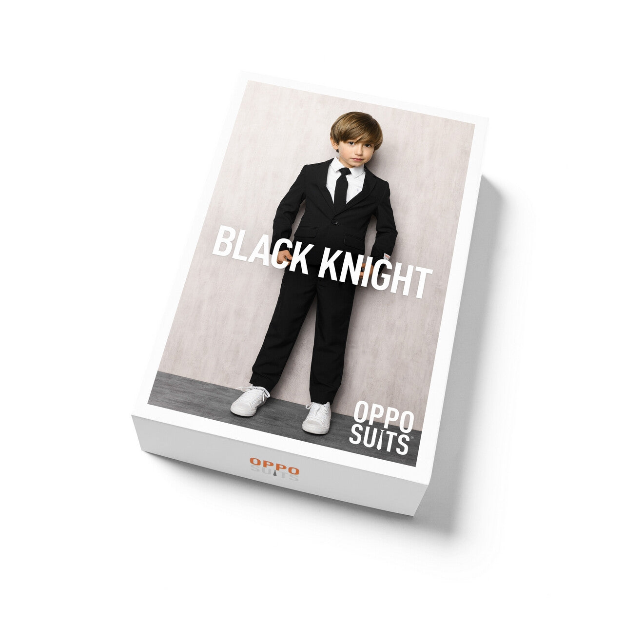 Op deze afbeelding zie je een Kostuums, van het merk Opposuits. Gitzwart Boys In Black Jongen Kostuum