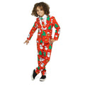 Rood Kerstman Kerstboom Kerstfeest Jongen Kostuum